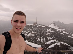 Sant Jeroni, Catalonia, Spain - Climbed the peak bare chested in February of 2018 during my trip to Barcelona